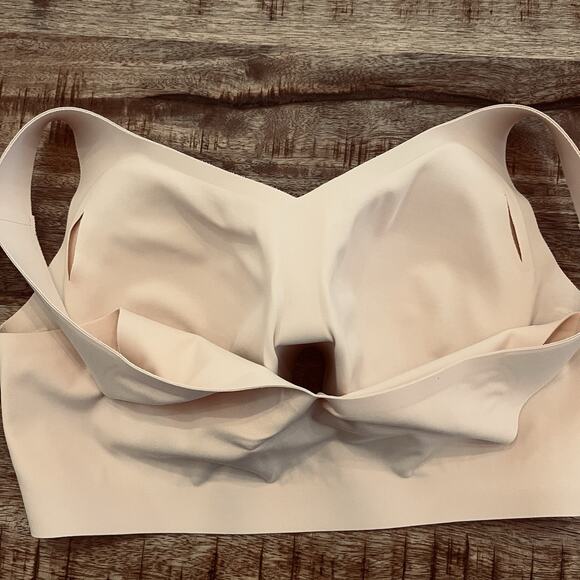 Honeylove SoftForm Bra Size L 38 B/C Wireless No Clasp Removable Cups Blush Pink - Picture 5 of 5
